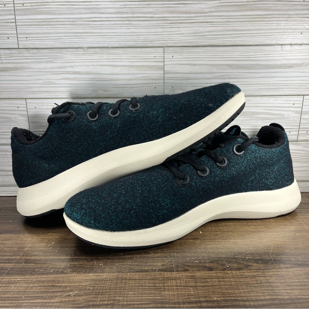 Allbirds Wool Runner Mizzle Men’s Blue Shoes - Men’s Size 13 - Picture 4 of 9